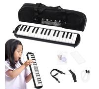 32 Strumento melodica chiave - pianoforte ad aria portatile con custodia per trasporto, doppio bocchino, tastiera gioco facile leggero | Armonio per adulti, studenti, principianti, artisti