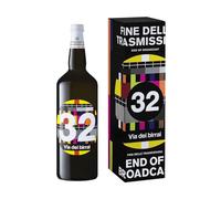 32 Via dei Birrai - Curmi Birra Artigianale Bianca Magnum 1,5L (5,8% Vol.) con Astuccio Regalo "Fine delle Trasmissioni", Birra al Farro e Malto d'Orzo, Idea Regalo Esclusiva, Made in Italy