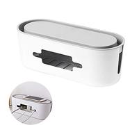 32 x 11,5 x 13 cm Contenitore Ciabatte Elettriche, Gestione Cavi, Scatola per Cavi Grande, Pannello Commutazione, per Ciabatte, Cavo