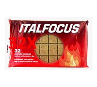32 X Italfocus Accendifuoco Ecologico 32 Accensioni
