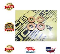 320/06530 - Jcb Pala Meccanica Originale Iniettore di Carburante Rondella, Set 4