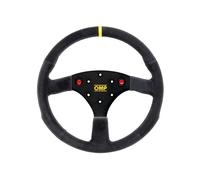 320 Alu S Volante leggero in alluminio pianoforte e pelle scamosciata a 3 razze