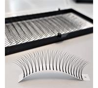 320 Ciglia W per extension ciglia, ciglia a ventaglio 3D per una maggiore pienezza, 3D Lashes per tecnica volume, ciglia ventagli pre-fatte, 100% vegano (13 mm, C-Curl 0,07)