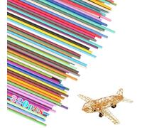 320 filamenti per penna 3D, 32 colori, 3D Doodler Pen Ricariche, filamento PCL per 3Doodlers Start Pen, per 3Doodler Start Ricariche, 2,5 mm di diametro, 15 cm di lunghezza