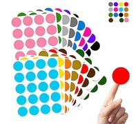 320 pezzi 5 cm adesivi colorati