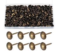 320 Pezzi Chiodini per Tappezzeria, Chiodi per Tappezzeria, Puntine per Mobili Decorativi Antichi, Perni per Pannelli a Pressione Perni per Sedie, Foto, Moquette, Disegno - 11x17 mm/Bronzo
