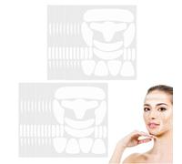 320 Pezzi Face Taping Viso, Cerotti Antirughe, Fogli Patch Facciali Per Fronte, Viso, Liscianti Per La Bocca E Il Cipiglio Taping Notturno Da Addormentato,Rughe Nasolabiali