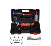 320 W ~ 450 W elettrico velocità regolabile lana cesoie elettrico pecora tagliacapelli rosso 220 V (13 lame a denti dritti)