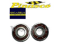 3207 KIT D CUSCINETTI PINASCO ALBERO MOTORE IN BACHELITE VESPA 125 ET3 PRIMAVERA