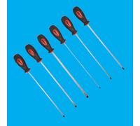 6pc 320mm Lungo Reach Cacciavite Phillips & a Incastro Magnetico Tips PH0 PH1