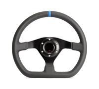 320mm Volante Da Corsa a Forma di D Piatto In Pelle Auto Drift Pc Gioco Ruote di Controllo Universale PCD-70mm