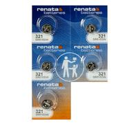 #321 Renata - Batterie per orologio, 5 pezzi