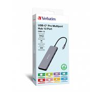 Verbatim CMH-13 USB tipo-C 10000 Mbit/s Argento