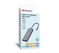 Verbatim CMH-14 USB tipo-C 5000 Mbit/s Argento