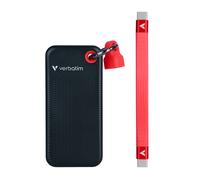 Verbatim Pocket SSD 1 TB USB tipo-C 3.2 Gen 2 (3.1 Gen 2) Nero, Rosso