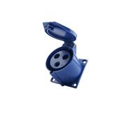323 Presa nascosta a tre nuclei 32A Spina for aviazione industriale Connettore antideflagrante Docking cantiere impermeabile trifase(Three core 32A hollow)
