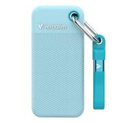Verbatim Pocket SSD USB 3.2 Gen 2 1TB Polar Blue incl. due custodie in gomma