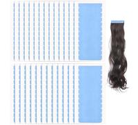324 Pezzi Biadesivo Per Extension Capelli Invisibile Forte Aderenza Adatto Per Parrucche Ed Extension Può Essere Utilizzato L'uso Quotidiano Nei Saloni Di Parrucchiere Acconciatura Dell'attore (Blu)