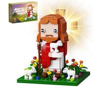 324 Stück Gesù Bausteine Set Kreuzigung Patè Weihnachtsgeschenke Dokument Jungen e Mädchen