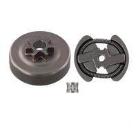 325 7T Pignone frizione tamburo catena kit di montaggio ruota con cuscinetti ad aghi parti di ricambio compatibile con i modelli di motosega PP5020AV PP4818A 358350981