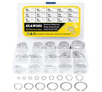 325 Pezzi Anelli Elastici, Anello di Sicurezza in Acciaio Inox, Sicurezza Esterni C-Clips, Snap Anelli, Assorti C-clip Anello15 taglie M8-M28 Anelli Elastici di Sicurezza per Hardware di Fissaggio