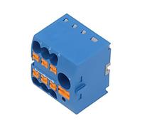 3273332 Connettore: blocco di distribuzione PTFIX 24A 450V per guida DIN blu ...
