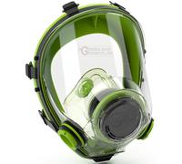 32763 MASCHERA ANTIGAS FACCIALE CON PROTEZIONE OCCHI SCHERMO POLICARBONATO BLS 5
