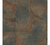 32822 - The New Design Libro Astratto Geometrico Bronzo Marrone Galerie Parati