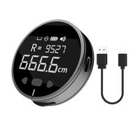 328FT Rechargeable Electronic Digital Tape Measure - Smart Measuring Tool with LCD Display, Unit Switching & Buzzer for Accurate Measurements