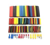 328x guaina termorestringente + 250x connettore terminale a crimpare elettrico isolato