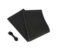 Premium Perforated, coprivolante in pelle - L - Ã 37/39 cm - Nero