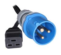 32A+16A Alimentazione Prolunga Cavo Maschio Commando Spina IEC 309 C19 Femmina