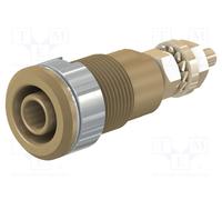 32A Foro: Ø12,2mm marrone Connettore: banana 4mm presa 1kV