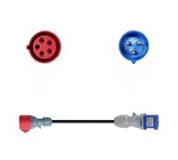 32A Male to 16A Female CEE Adapter Converter Cable