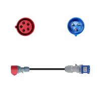 32A Male to 16A Female CEE Adapter Converter Cable
