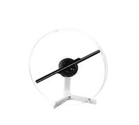 32CM 3D Hologram Fan Table Mini proiettore olografico 720X720 Display pubblicitario for attività commerciali, bar, Halloween Ampio angolo di visione