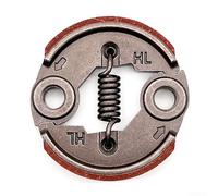 32F 34F - Kit tagliasiepi a leva frizione per due attrezzi da giardino, tra cui raccoglitori da tè e decespugliatori (32 frizione in pelle rossa)