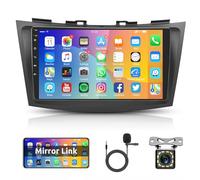 32G Android Autoradio 2 Din per Suzuki Swift 4 2011-2017 con GPS Navi WiFi 9 Pollici Autoradio con Mirror Link Bluetooth FM/RDS USB/OBD2/DAB+/DVR Controllo del Volante Telecamera Posteriore Microfono