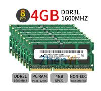32GB 16GB 8GB 4GB 2GB DDR3L 1600MHz 1.35V Intel SO-DIMM RAM Memory Per Micron IT