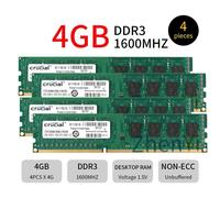 32GB 16GB 8GB 4GB PC3-12800U DDR3 240Pin Intel PC Desktop Memory Per Crucial IT