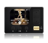 32GB Lettore MP3 con Bluetooth 5.3, Lettore MP3 HiFi, Lettore musicale portatile con equalizzatore e altoparlante, Cuffie cablate, 6 stili musicali, Radio FM, Scheda TF fino a 128GB (Nero)