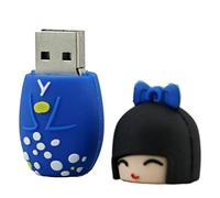32GB Modello ragazza giapponese Unità flash USB Dispositivo di archiviazione USB 3.0 Disco flash USB Memory Stick USB 3.0 Chiavetta USB Disco U U Thumb Drive Memoria flash USB Disco USB - Blu