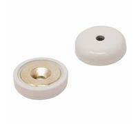 32mm dia tipo A magnete al neodimio Pot-bianco (confezione da 1)