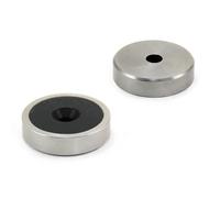 32mm Diametro Neodimio Pentola Magnete - Acciaio Inox & Gomma Rivestito - 34.7kg