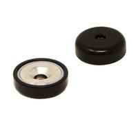32mm Diametro Tipo A Neodimio Pentola Magnete - Nero (Confezione Di 1)