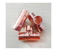 32mm Inner Dia x1.3mm Thickness Copper Equal Tee Socket Weld End Feed Coupler Plumbing Fitting Water Gas Oil