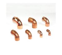 32mm Inner Dia x1.3mm Thickness Scoket Weld Copper End Feed 90 Deg Elbow Coupler Plumbing Fitting Water Gas Oil