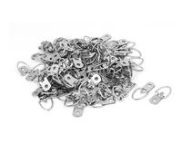 32mmx15mm Single Hole D-Ring Picture Photo Frame Hanging Hanger Hook 100pz