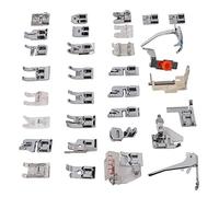 32pc set kit di piede presser domestico Accessori per macchine da cucito multifunzionale per vari cuciture in tessuto