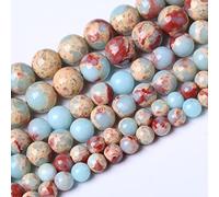 32PCS 12MM Longevità Naturale Montagna Perline Rotonde Sciolto Pietra Perline per la creazione di gioielli fai da te Braccialetto 15 "Gu-k7822